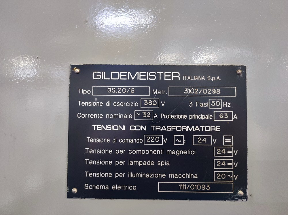 GILDEMEISTER GS206 – 01